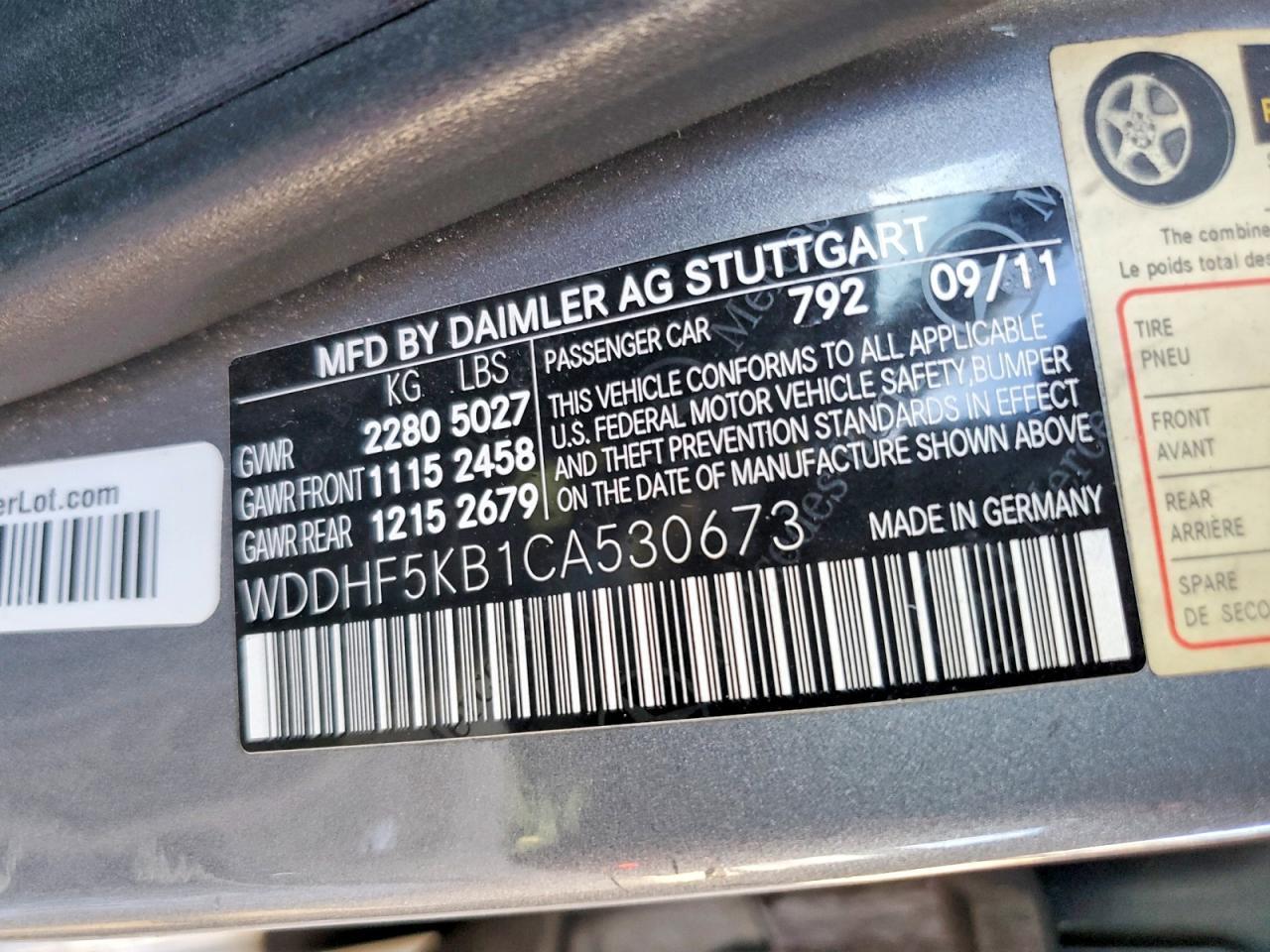 2012 Mercedes-Benz E