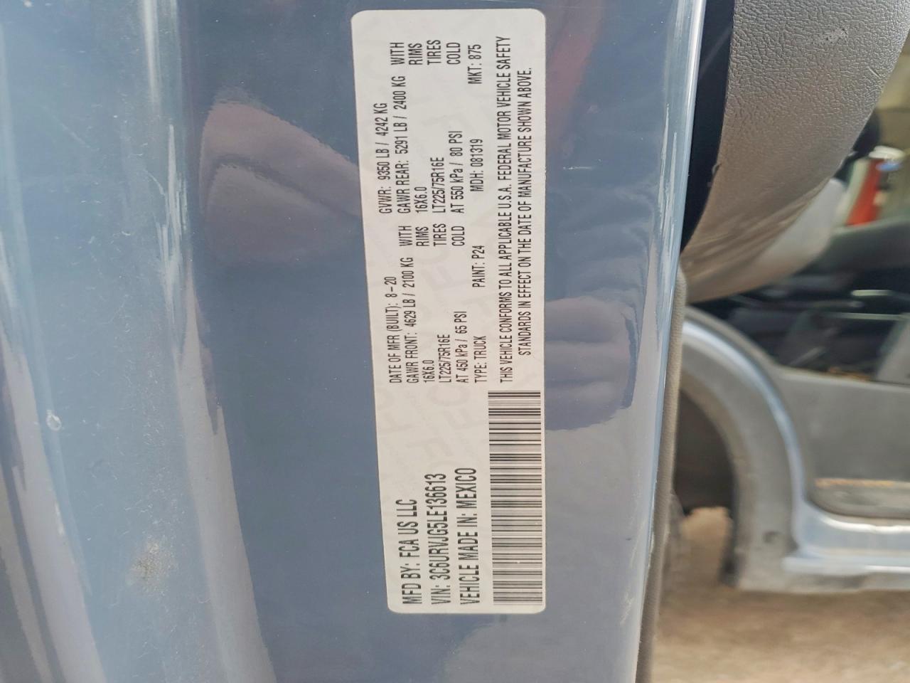 2020 Dodge Ram Promaster 3500 Delivery van