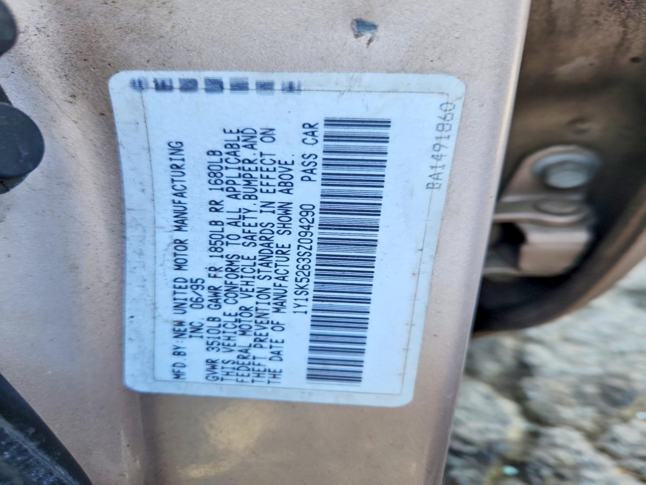 1995 GEO Prizm Base