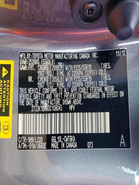 2013 Lexus Rx 350 Base