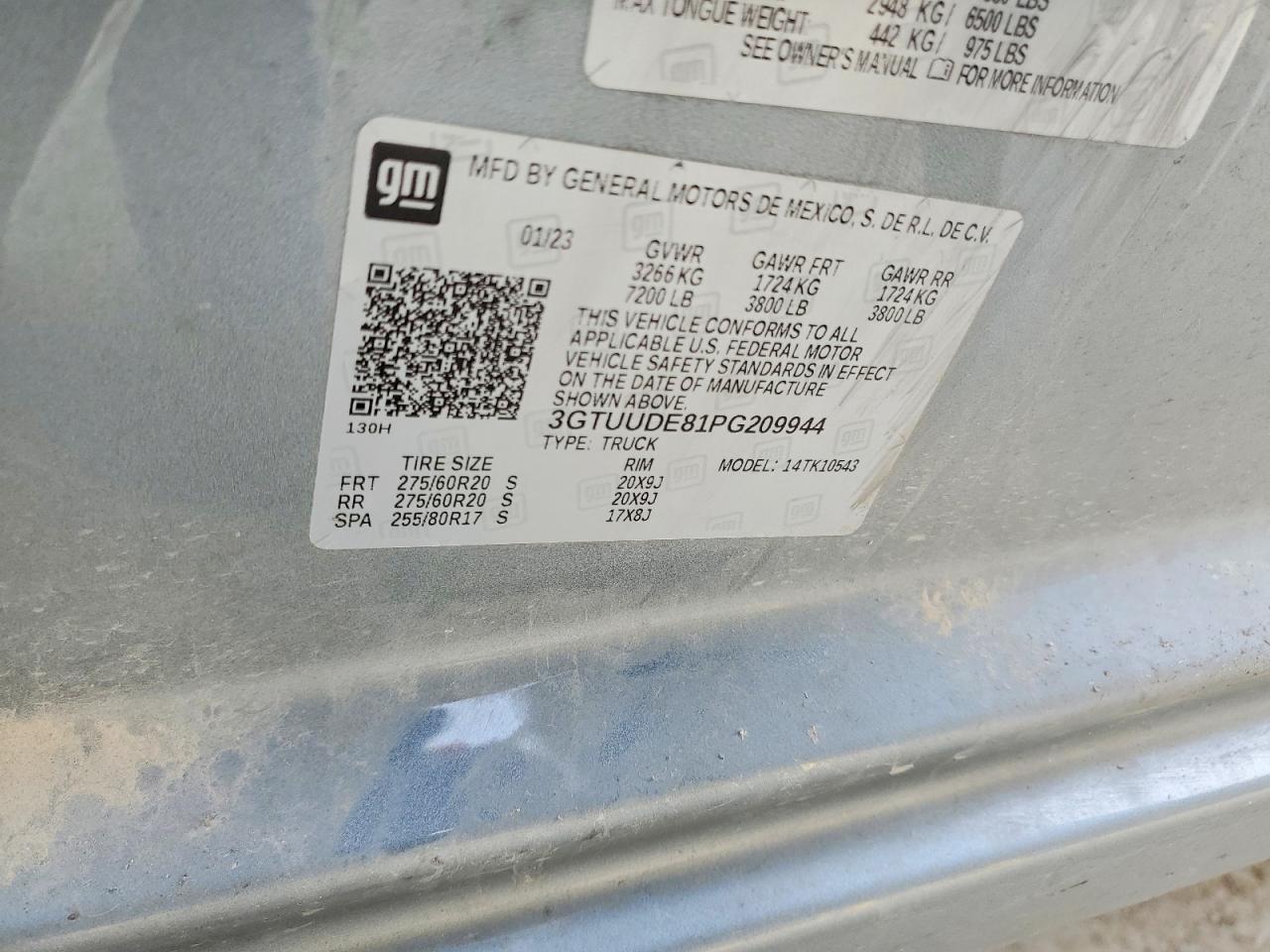 2023 GMC Sierra K1500 slt