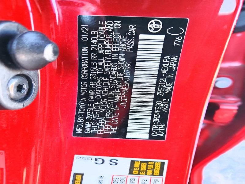 2021 Toyota Corolla le