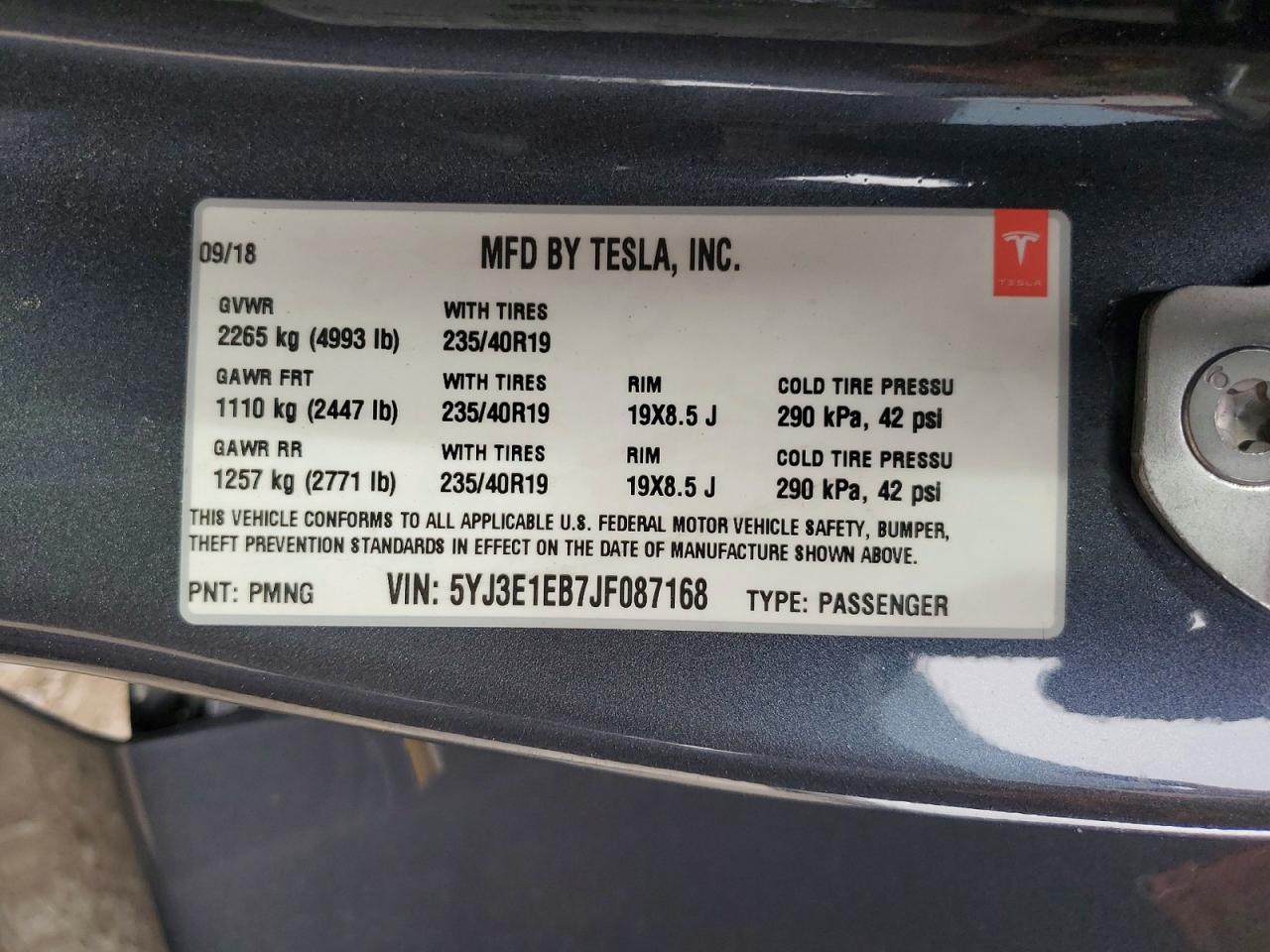 2018 Tesla Model 3