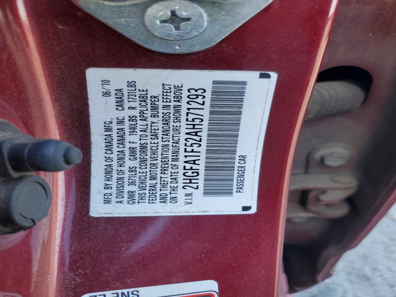 2010 Honda Civic lx