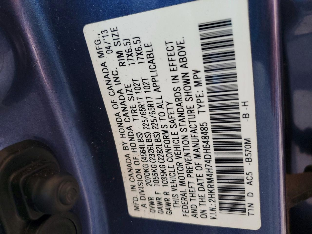 2013 Honda Cr-v exl