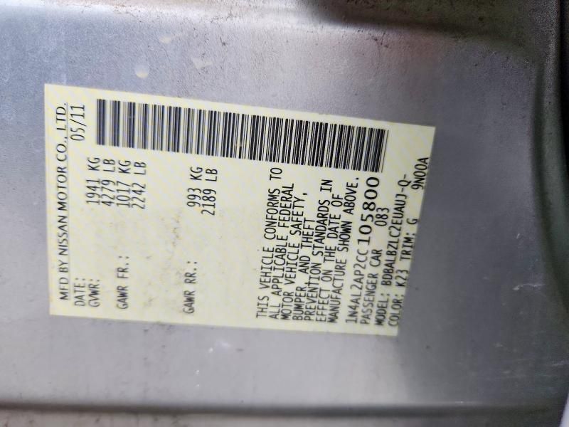 2012 Nissan Altima Base