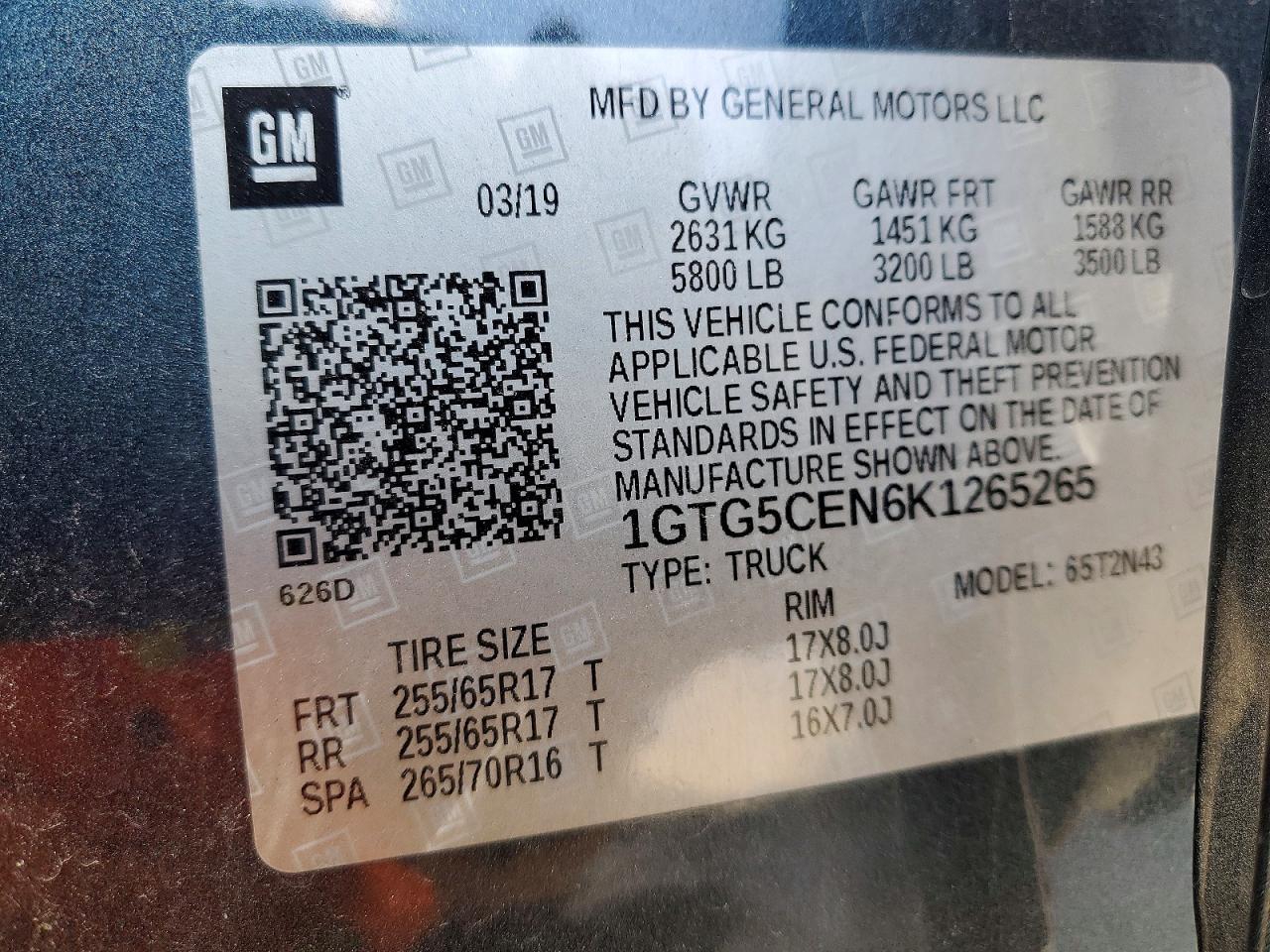 2019 GMC Canyon sle