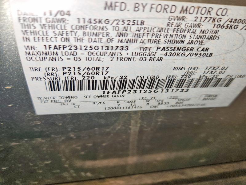 2005 Ford Five Hundr