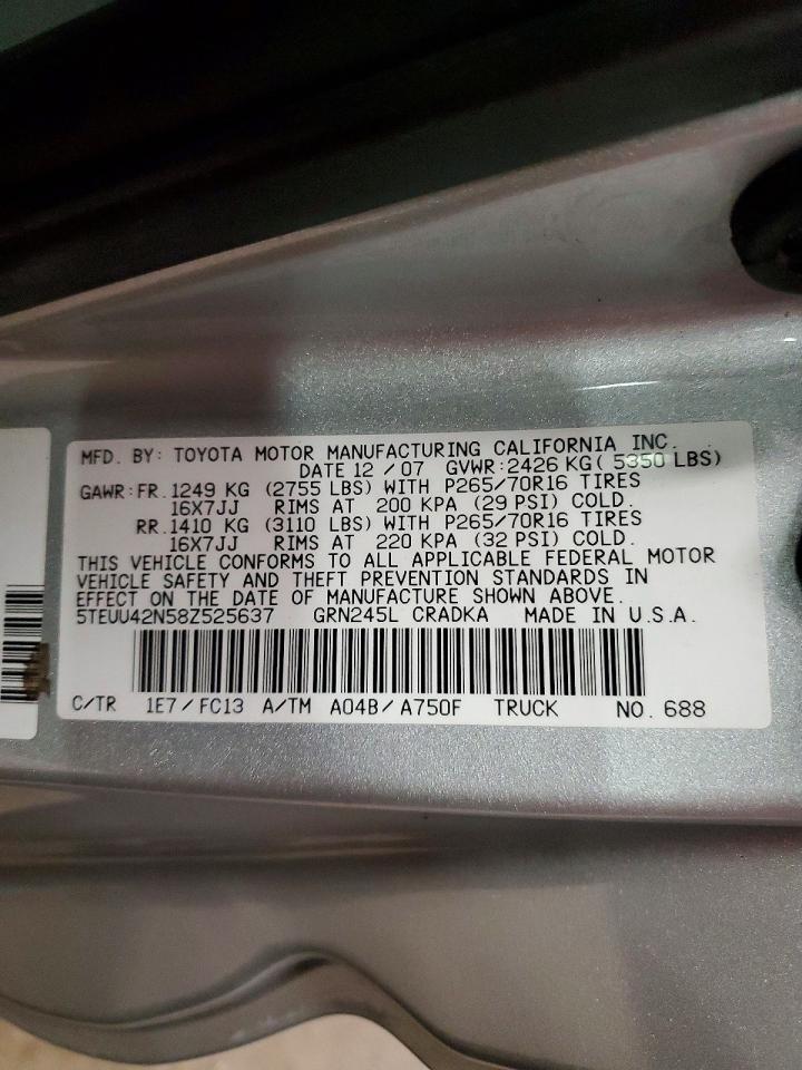 2008 Toyota Tacoma Access cab