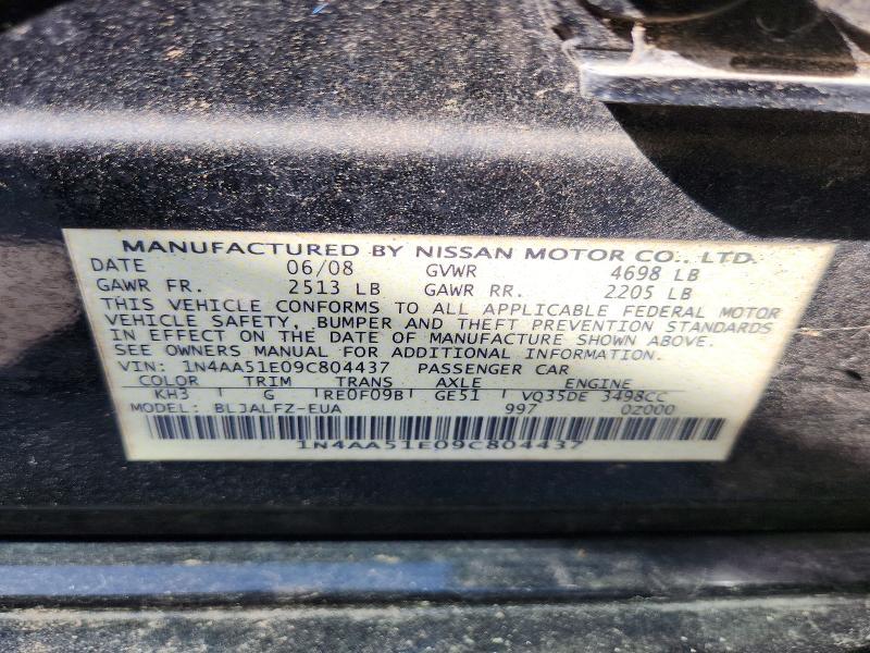 2009 Nissan Maxima 3.5 s