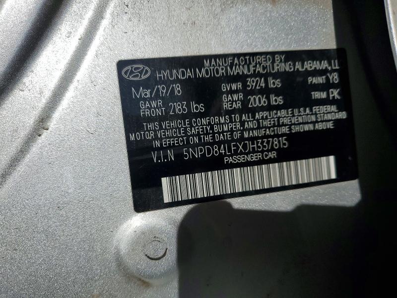 2018 Hyundai Elantra sel