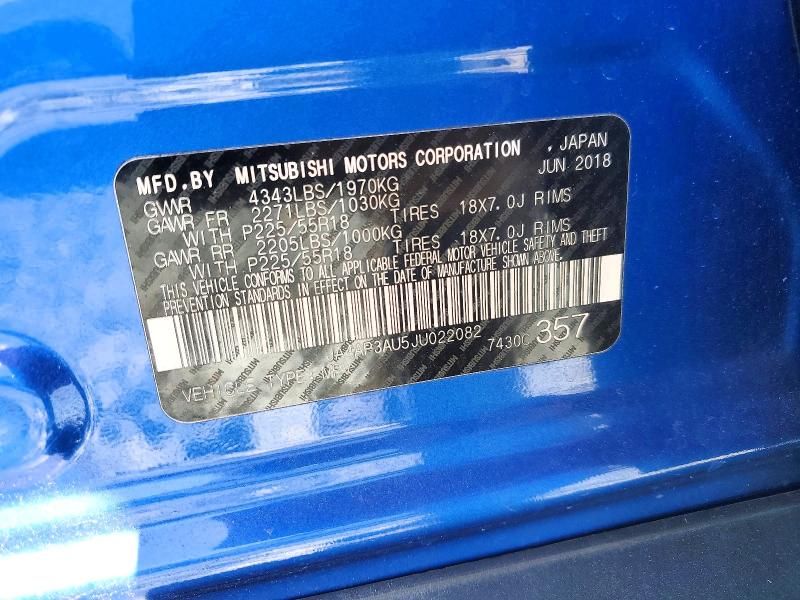 2018 Mitsubishi Outlander Sport es