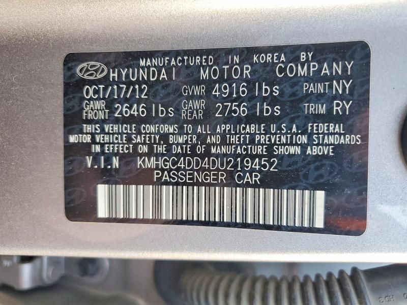 2013 Hyundai Genesis 3.8l