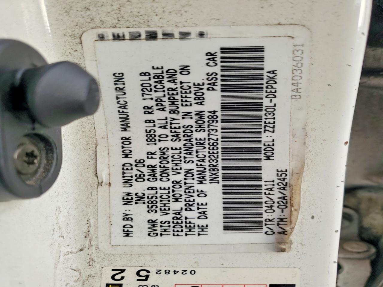 2006 Toyota Corolla ce