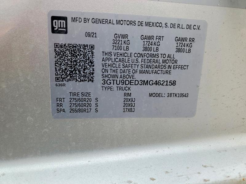 2021 GMC Sierra K1500 slt