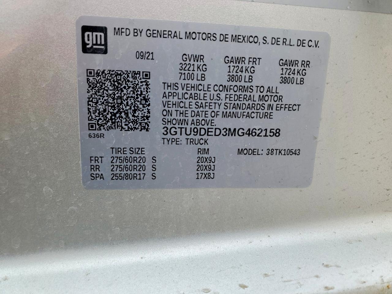 2021 GMC Sierra K1500 slt