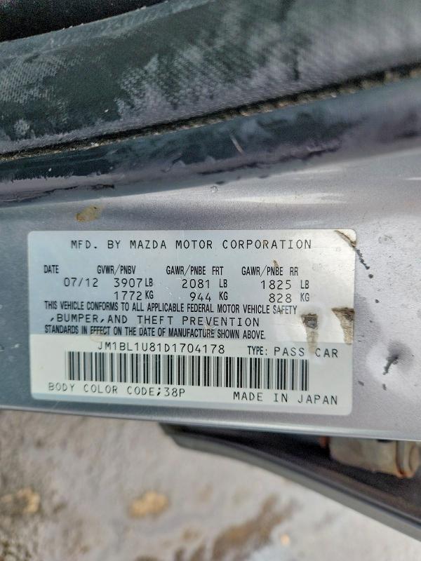 2013 Mazda 3 I