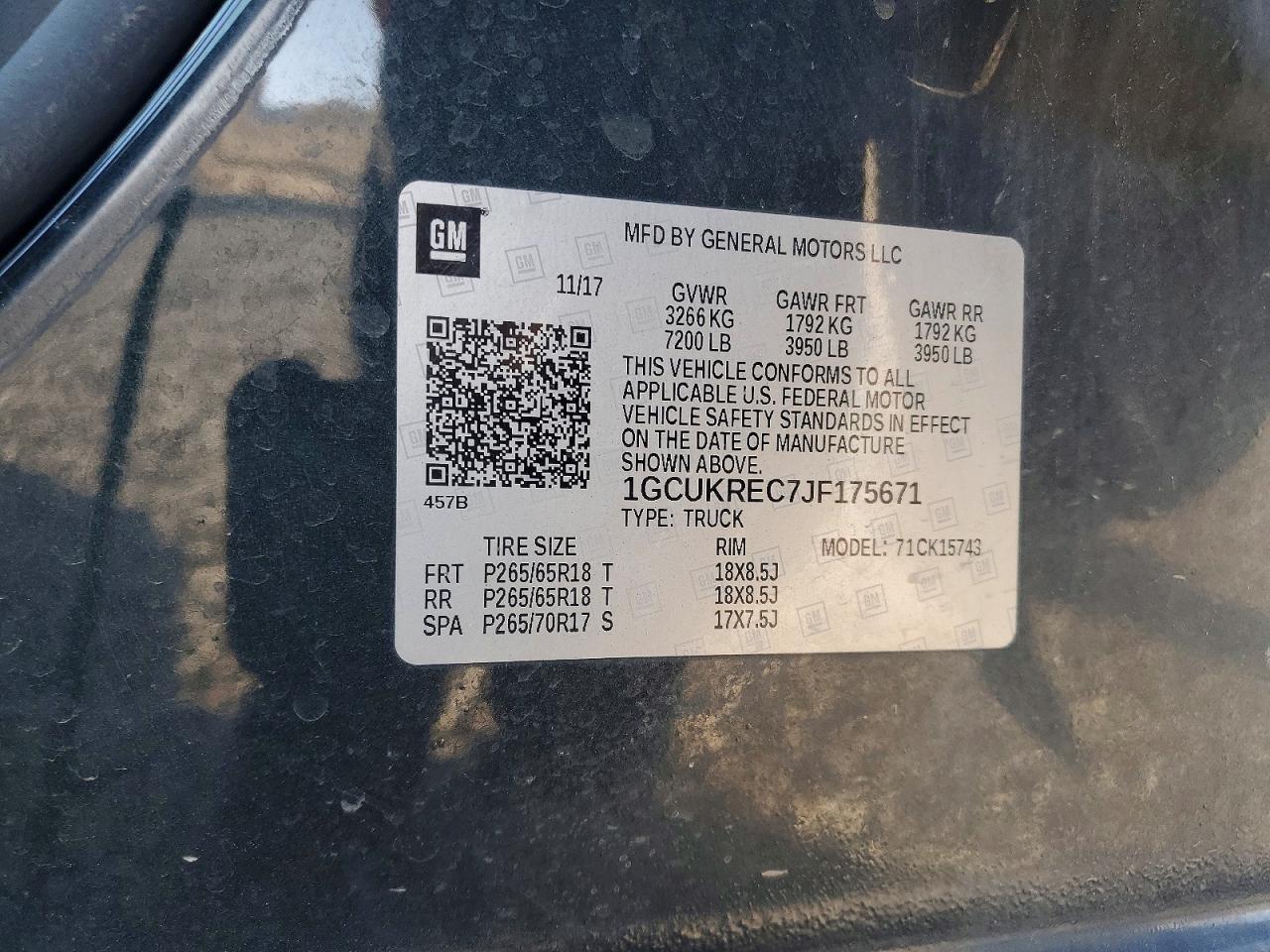 2018 Chevrolet Silverado K1500 LT