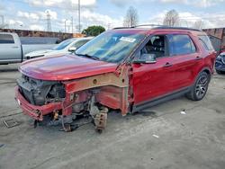 Ford Explorer salvage cars for sale: 2016 Ford Explorer Sport