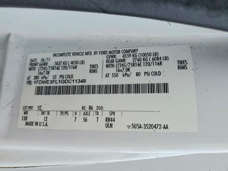 2016 Ford E350 Delivery Truck