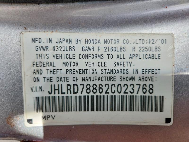 2002 Honda Cr-v ex