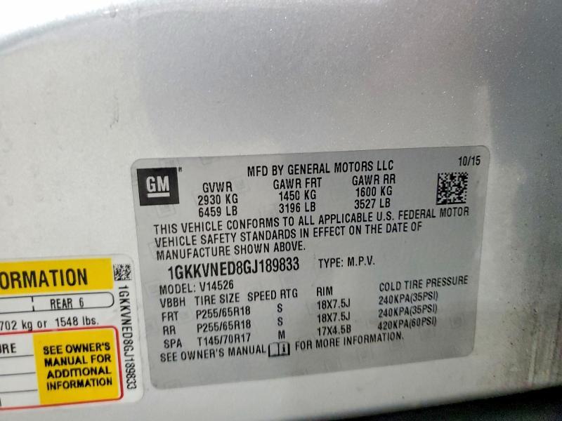 2016 GMC Acadia sle