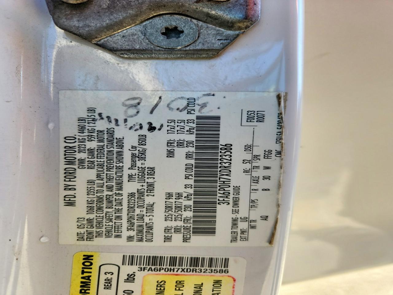 2013 Ford Fusion se