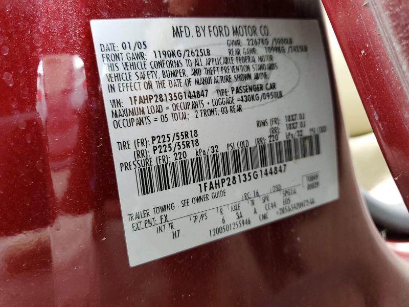 2005 Ford Five Hundred Limited
