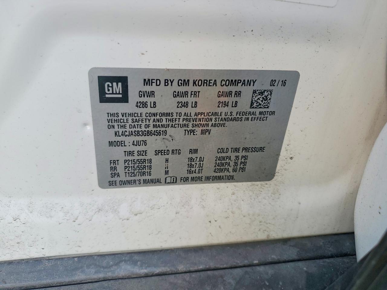 2016 Buick Encore