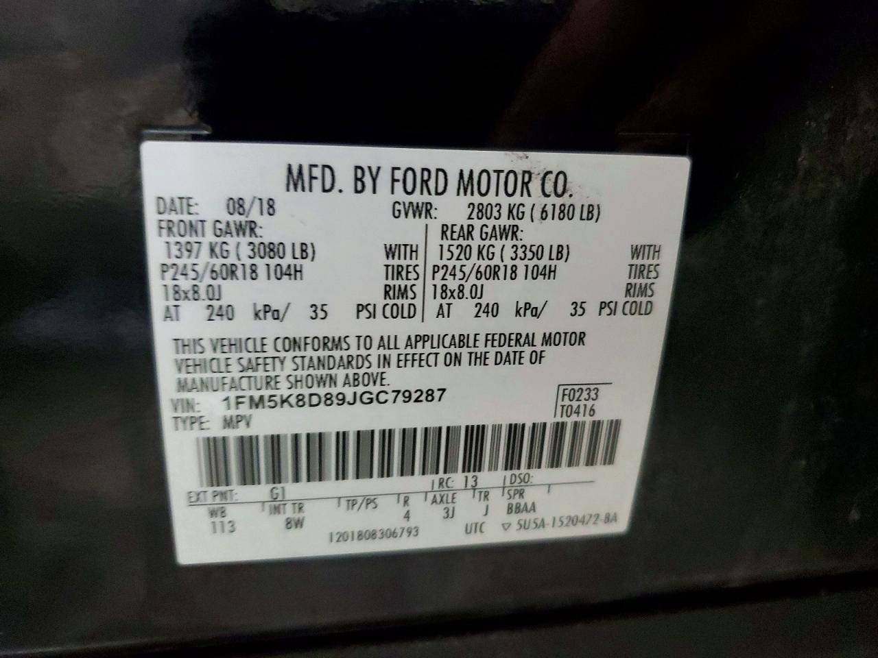 2018 Ford Explorer xlt