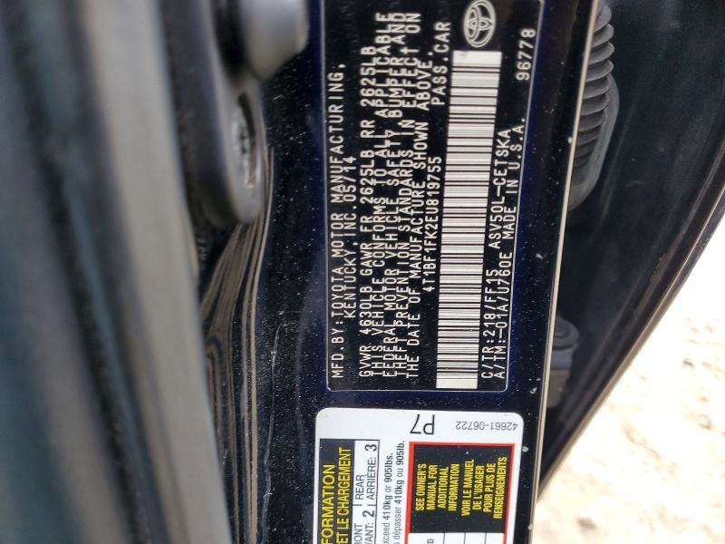2014 Toyota Camry l