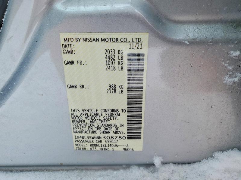 2022 Nissan Altima 2.5 sl