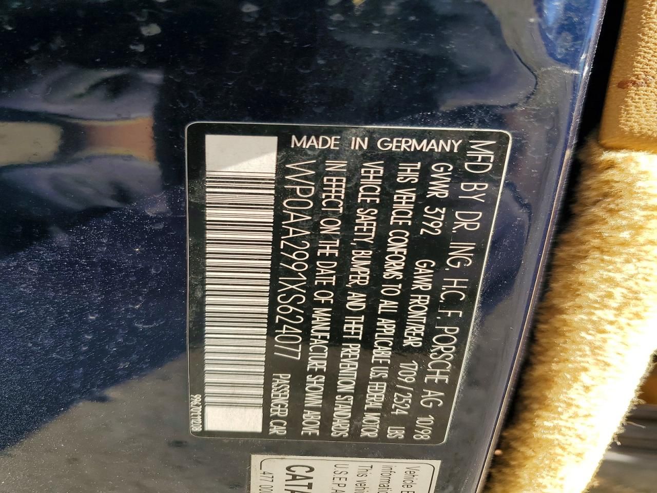 1999 Porsche 911 Carrera