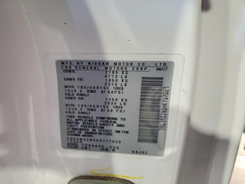 2017 Chevrolet City Express lt