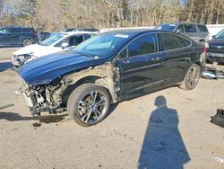 Salvage cars for sale from Copart Austell, GA: 2017 Ford Fusion Titanium