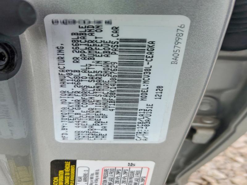 2004 Toyota Camry xle V6