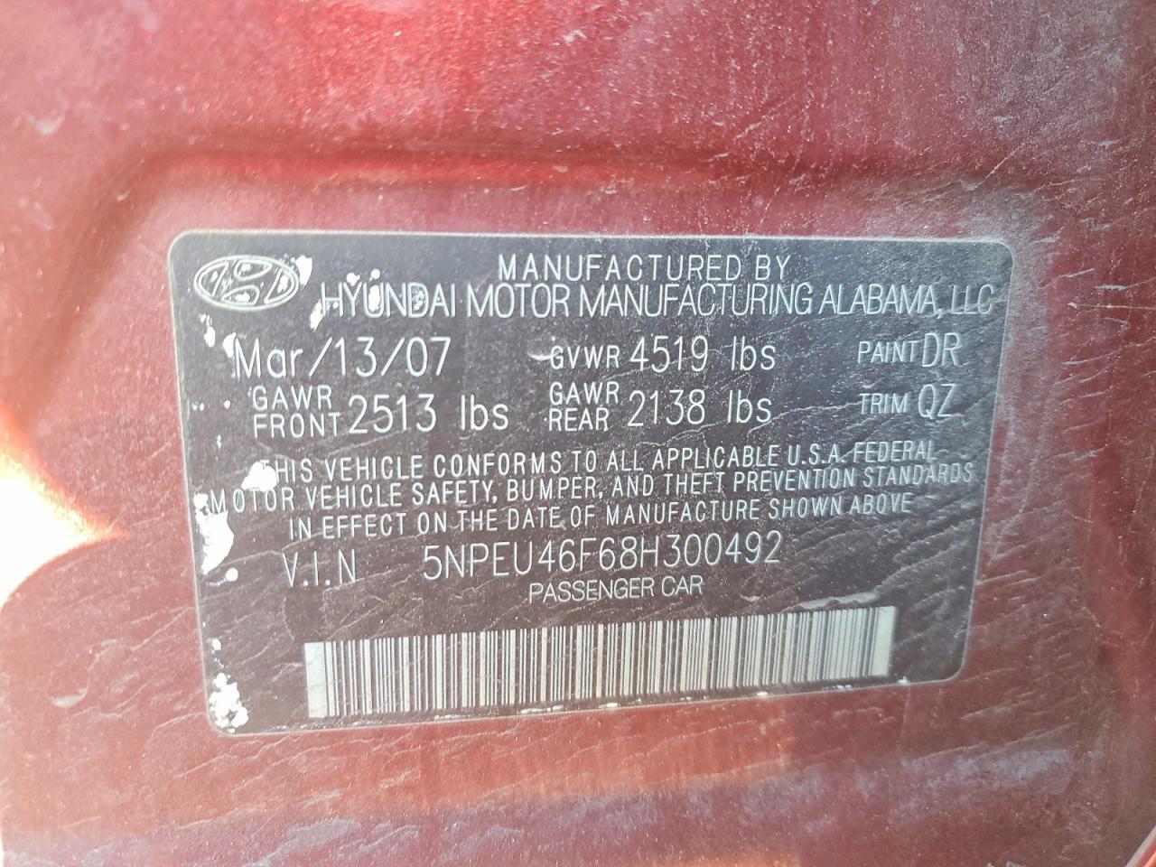 2008 Hyundai Sonata se