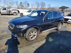 BMW salvage cars for sale: 2022 BMW X3 Xdrive30i