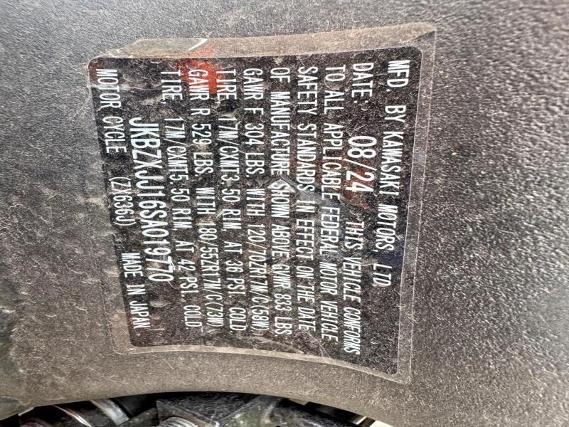 2025 Kawasaki ZX636 K