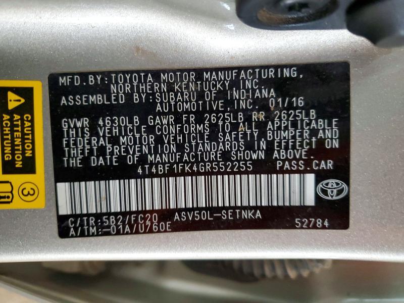 2016 Toyota Camry