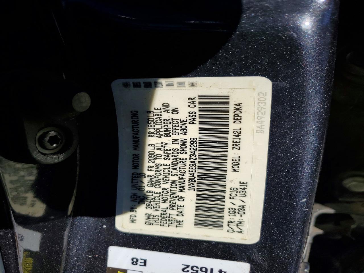 2010 Toyota Corolla Base