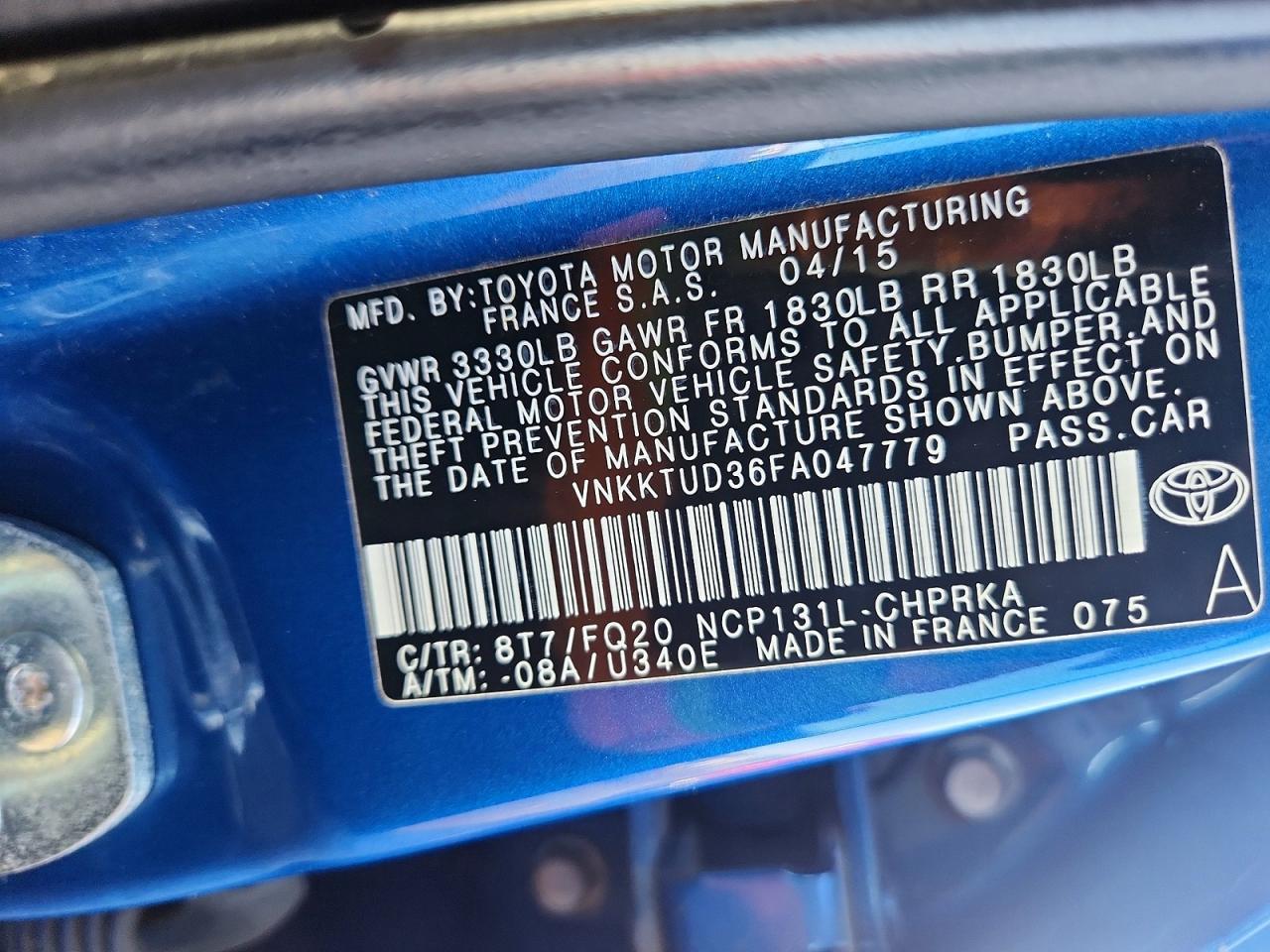 2015 Toyota Yaris