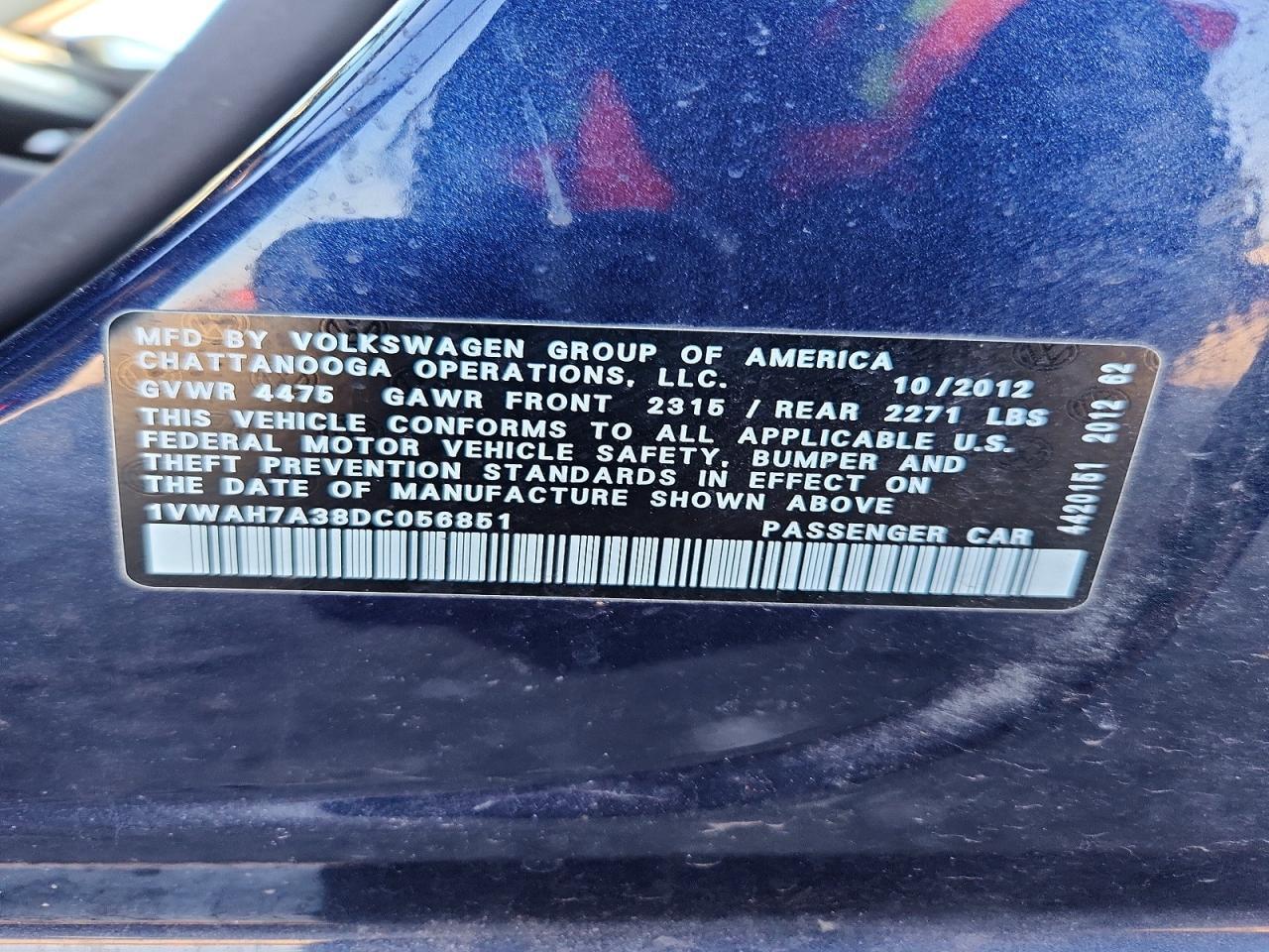 2013 Volkswagen Passat