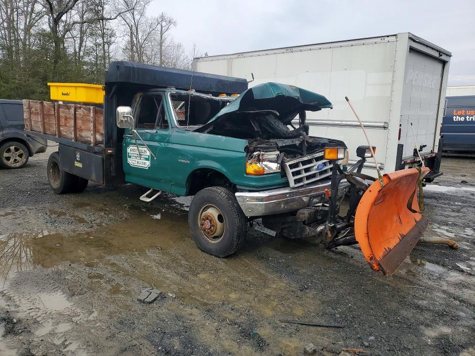 1990 Ford F350 Super Duty Flatbed Truck