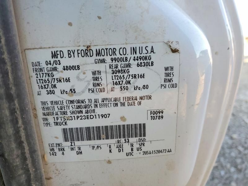 2003 Ford F350 srw Super Duty