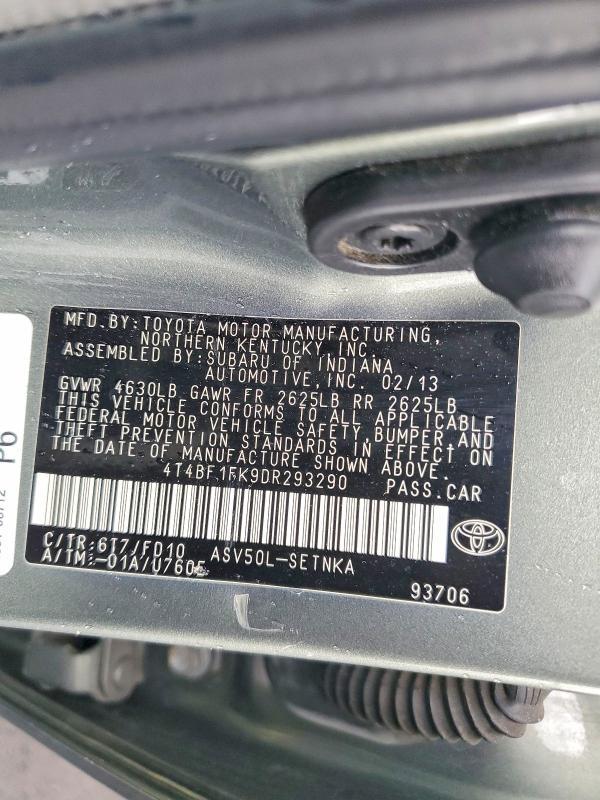 2013 Toyota Camry le