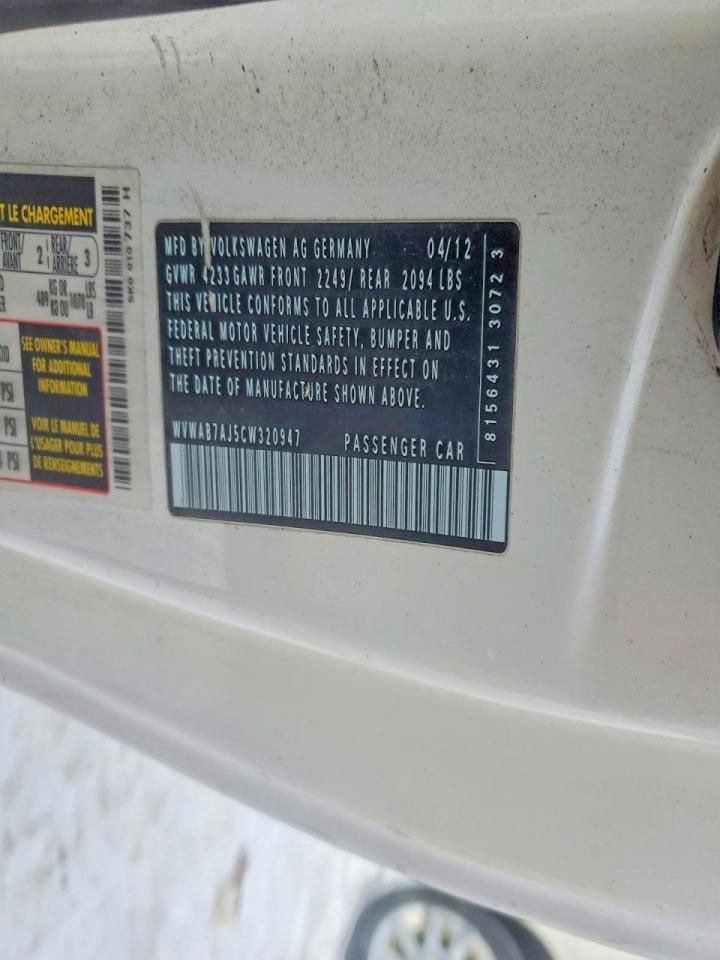 2012 Volkswagen Golf