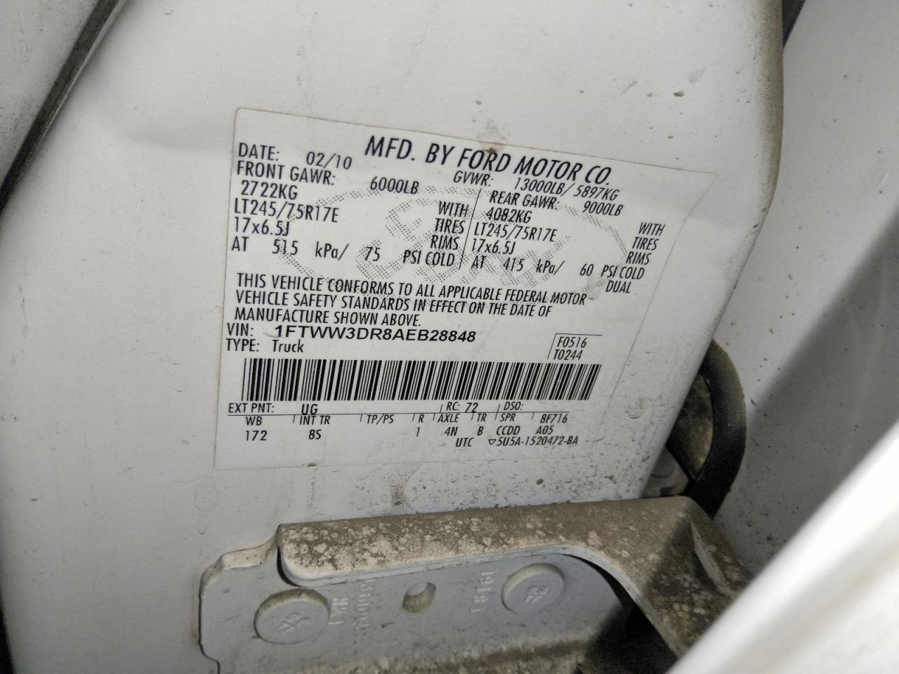 2010 Ford F350 Super Duty