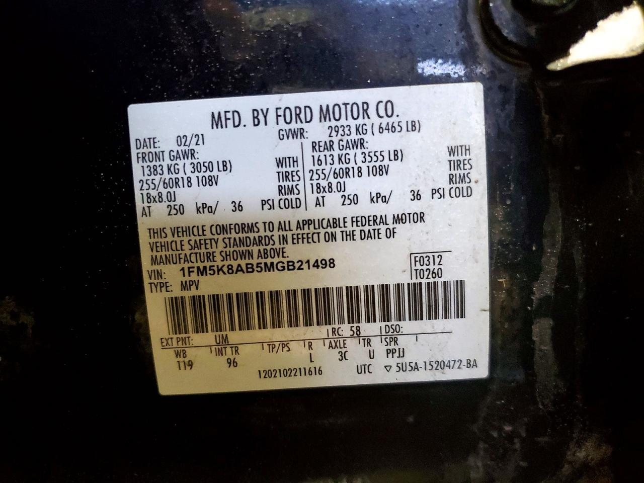 2021 Ford Explorer Police Interceptor