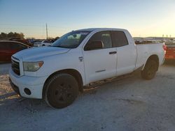 Salvage cars for sale from Copart Taylor, TX: 2010 Toyota Tundra Double cab SR5